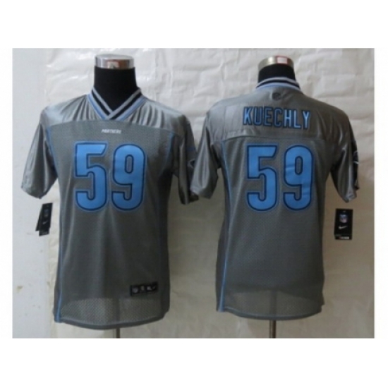 Youth Nike Carolina Panthers #59 Kuechly Grey Jerseys(Vapor) Youth Nike Carolina Panthers #59 Kuechly Grey Jerseys(Vapor)