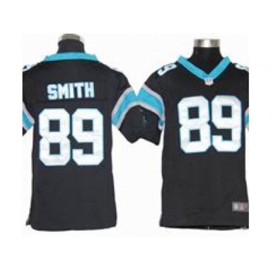 Youth Nike Carolina Panthers #89 Steve Smith Black Jerseys Youth Nike Carolina Panthers #89 Steve Smith Black Jerseys