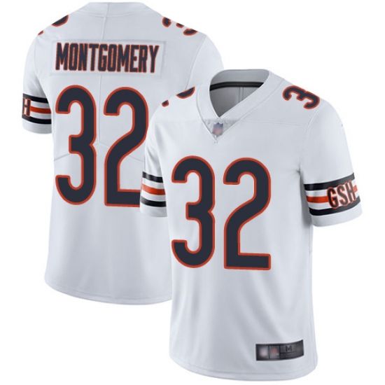 Bears 32 David Montgomery White Men Stitched Football Vapor Untouchable Limited Jersey Bears 32 David Montgomery White Men Stitched Football Vapor Untouchable Limited Jersey