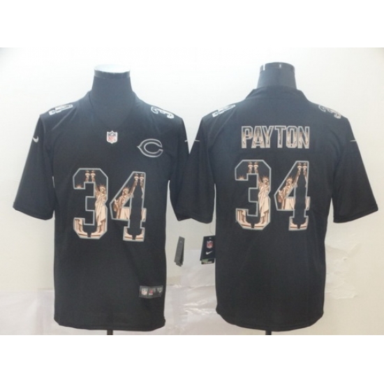 Bears 34 Walter Payton Black Statue Of Liberty Limited Jersey Bears 34 Walter Payton Black Statue Of Liberty Limited Jersey