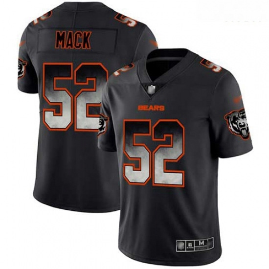 Bears 52 Khalil Mack Black Men Stitched Football Vapor Untouchable Limited Smoke Fashion Jersey Bears 52 Khalil Mack Black Men Stitched Football Vapor Untouchable Limited Smoke Fashion Jersey