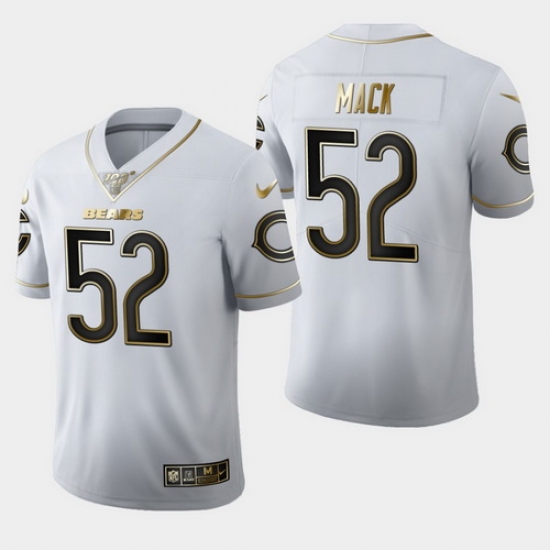 Bears 52 Khalil Mack White 100th Season Vapor Untouchable Limited Jersey Bears 52 Khalil Mack White 100th Season Vapor Untouchable Limited Jersey