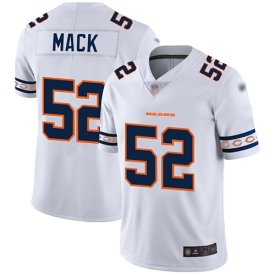 Bears 52 Khalil Mack White Mens Stitched Football Limited Team Logo Fashion Jersey Bears 52 Khalil Mack White Mens Stitched Football Limited Team Logo Fashion Jersey