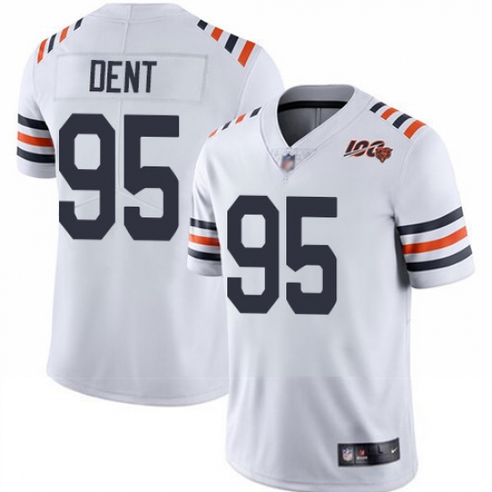 Bears 95 Richard Dent White Alternate Men Stitched Football Vapor Untouchable Limited 100th Season Jersey Bears 95 Richard Dent White Alternate Men Stitched Football Vapor Untouchable Limited 100th Season Jersey