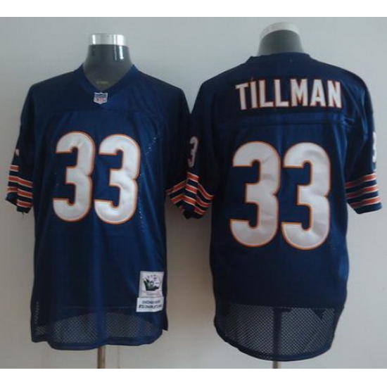 Chicago Bears 33 Tillman Blue M&N Throwback NFL Jerseys Chicago Bears 33 Tillman Blue M&N Throwback NFL Jerseys