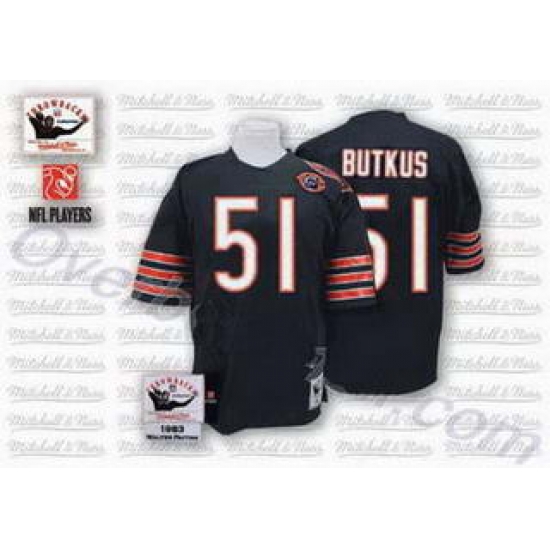 Chicago Bears 51 BUTKUS blue mitchell and ness Jersey Chicago Bears 51 BUTKUS blue mitchell and ness Jersey