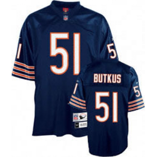 Chicago Bears 51 BUTKUS blue throwback jerseys Chicago Bears 51 BUTKUS blue throwback jerseys