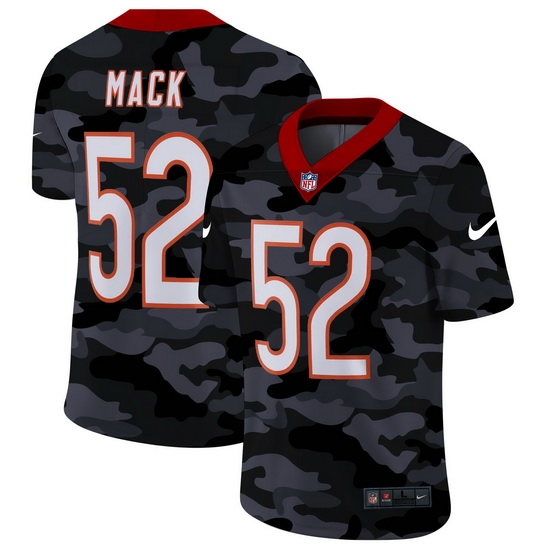 Chicago Bears 52 Khalil Mack Men Nike 2020 Black CAMO Vapor Untouchable Limited Stitched NFL Jersey Chicago Bears 52 Khalil Mack Men Nike 2020 Black CAMO Vapor Untouchable Limited Stitched NFL Jersey