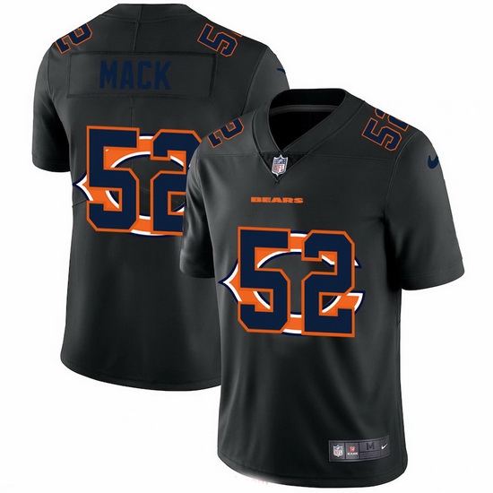 Chicago Bears 52 Khalil Mack Men Nike Team Logo Dual Overlap Limited NFL Jersey Black Chicago Bears 52 Khalil Mack Men Nike Team Logo Dual Overlap Limited NFL Jersey Black