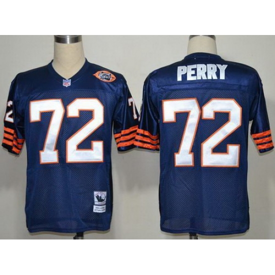 Chicago Bears 72 William Perry Blue Throwback NFL Jerseys Chicago Bears 72 William Perry Blue Throwback NFL Jerseys