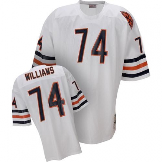 Chicago Bears 74 Chris Williams mitchelland white Chicago Bears 74 Chris Williams mitchelland white