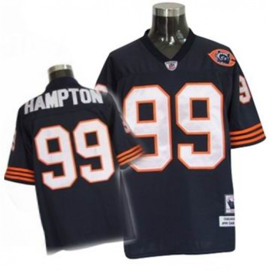 Chicago Bears 99 HAMPTON blue throwback jerseys mitchellandness Chicago Bears 99 HAMPTON blue throwback jerseys mitchellandness