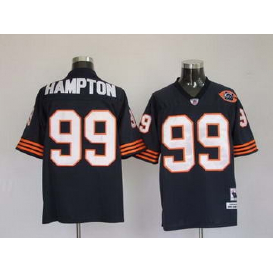 Chicago Bears 99 HAMPTON blue throwback jerseys Chicago Bears 99 HAMPTON blue throwback jerseys