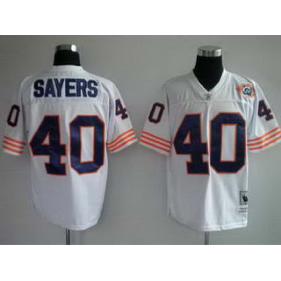 Jerseys Chicago Bears 40 Sayers white throwback Jerseys Jerseys Chicago Bears 40 Sayers white throwback Jerseys