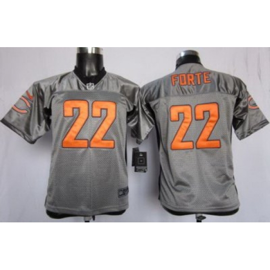 Kids Nike Chicago Bears 22# Matt Forte Grey Shadow NFL Jerseys Kids Nike Chicago Bears 22# Matt Forte Grey Shadow NFL Jerseys
