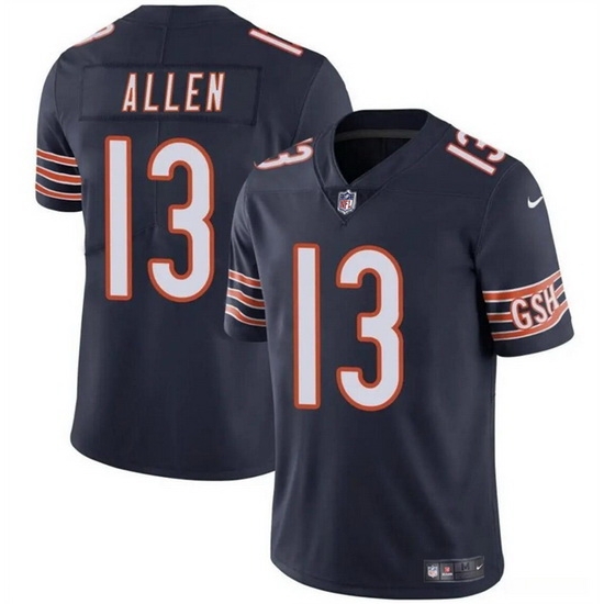 Men Chicago Bears 13 Keenan Allen Navy Vapor Stitched Football Jersey Men Chicago Bears 13 Keenan Allen Navy Vapor Stitched Football Jersey