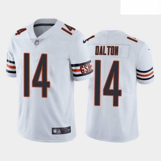 Men Chicago Bears 14 Andy Dalton White Vapor untouchable Limited Stitched Jersey Men Chicago Bears 14 Andy Dalton White Vapor untouchable Limited Stitched Jersey