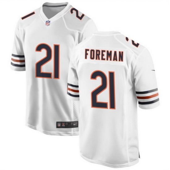 Men Chicago Bears 21 D 27Onta Foreman White Stitched Game Football Jersey Men Chicago Bears 21 D 27Onta Foreman White Stitched Game Football Jersey