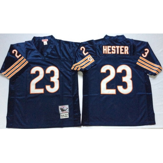 Men Chicago Bears 23 Devin Hester Navy M&N Throwback Jersey Men Chicago Bears 23 Devin Hester Navy M&N Throwback Jersey