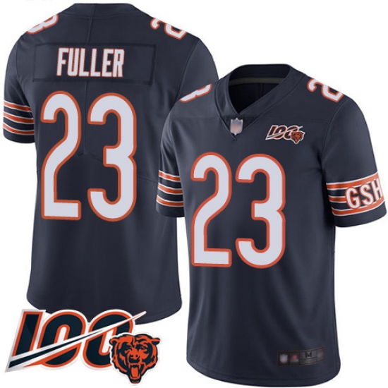Men Chicago Bears 23 Kyle Fuller Navy Blue Team Color 100th Season Limited Football Jersey Men Chicago Bears 23 Kyle Fuller Navy Blue Team Color 100th Season Limited Football Jersey