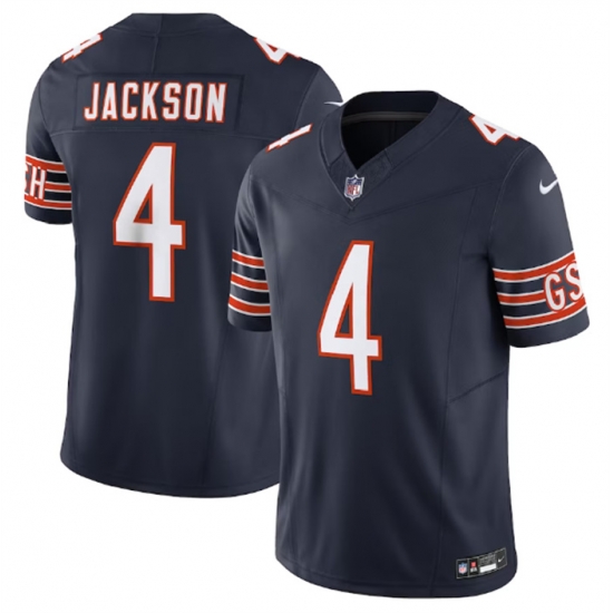 Men Chicago Bears 4 Eddie Jackson Navy 2023 F U S E Vapor Untouchable Limited Stitched Football Jersey Men Chicago Bears 4 Eddie Jackson Navy 2023 F U S E Vapor Untouchable Limited Stitched Football Jersey