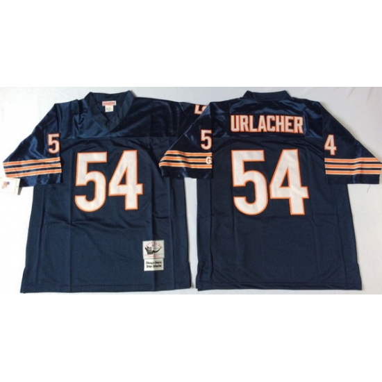 Men Chicago Bears 54 Brian Urlacher Navy M&N 1985 Throwback Jersey Men Chicago Bears 54 Brian Urlacher Navy M&N 1985 Throwback Jersey