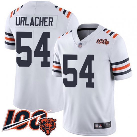 Men Chicago Bears 54 Brian Urlacher White 100th Season Limited Football Jersey Men Chicago Bears 54 Brian Urlacher White 100th Season Limited Football Jersey