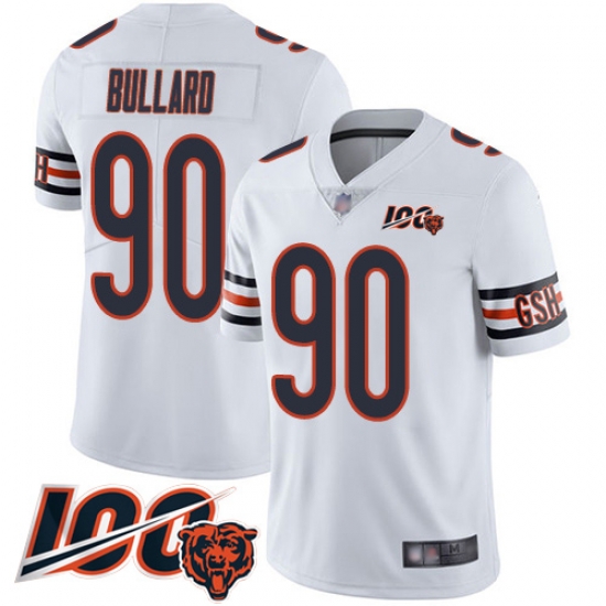 Men Chicago Bears 90 Jonathan Bullard White Vapor Untouchable Limited Player 100th Season Football Jersey Men Chicago Bears 90 Jonathan Bullard White Vapor Untouchable Limited Player 100th Season Football Jersey
