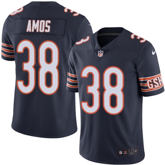 Men Nike Bears #38 Adrian Amos Navy Blue Team Color Stitched NFL Vapor Untouchable Limited Jersey Men Nike Bears #38 Adrian Amos Navy Blue Team Color Stitched NFL Vapor Untouchable Limited Jersey