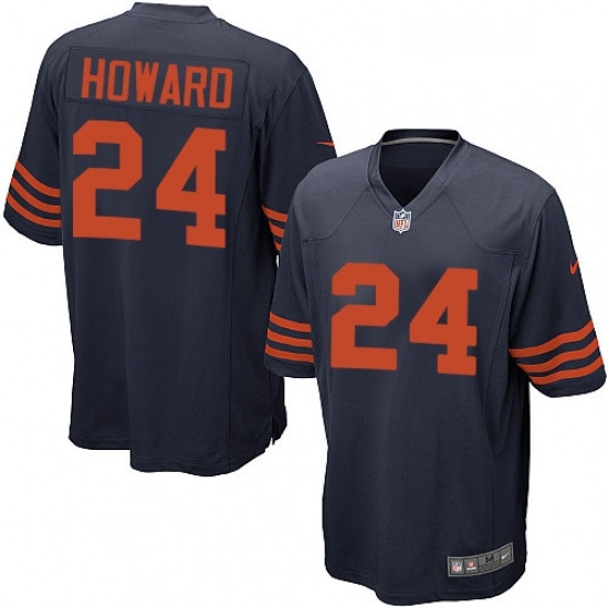 Mens Nike Chicago Bears 24 Jordan Howard Game Navy Blue Alternate NFL Jersey Mens Nike Chicago Bears 24 Jordan Howard Game Navy Blue Alternate NFL Jersey