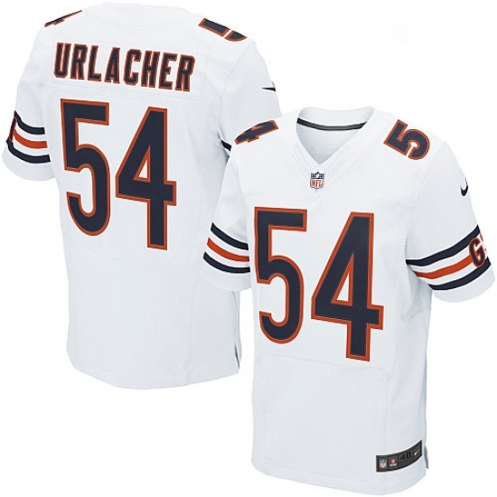 Mens Nike Chicago Bears 54 Brian Urlacher Elite White NFL Jersey Mens Nike Chicago Bears 54 Brian Urlacher Elite White NFL Jersey