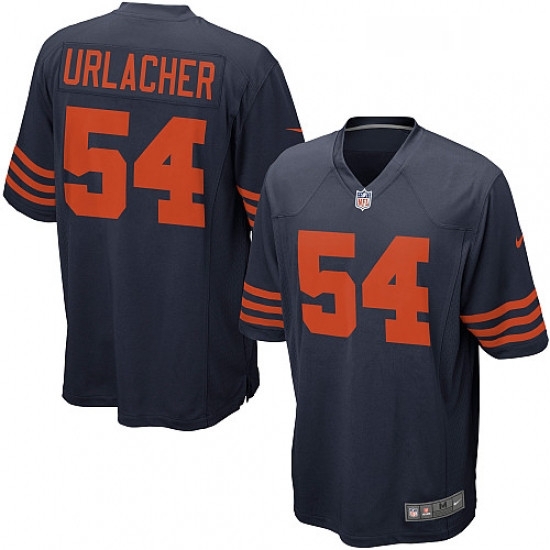 Mens Nike Chicago Bears 54 Brian Urlacher Game Navy Blue Alternate NFL Jersey Mens Nike Chicago Bears 54 Brian Urlacher Game Navy Blue Alternate NFL Jersey