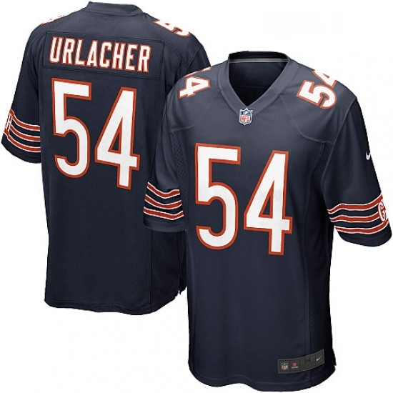 Mens Nike Chicago Bears 54 Brian Urlacher Game Navy Blue Team Color NFL Jersey Mens Nike Chicago Bears 54 Brian Urlacher Game Navy Blue Team Color NFL Jersey