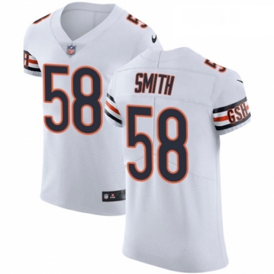 Mens Nike Chicago Bears 58 Roquan Smith White Vapor Untouchable Elite Player NFL Jersey Mens Nike Chicago Bears 58 Roquan Smith White Vapor Untouchable Elite Player NFL Jersey