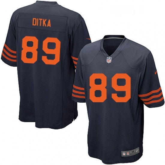 Mens Nike Chicago Bears 89 Mike Ditka Game Navy Blue Alternate NFL Jersey Mens Nike Chicago Bears 89 Mike Ditka Game Navy Blue Alternate NFL Jersey