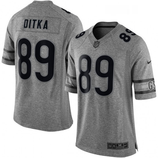 Mens Nike Chicago Bears 89 Mike Ditka Limited Gray Gridiron NFL Jersey Mens Nike Chicago Bears 89 Mike Ditka Limited Gray Gridiron NFL Jersey