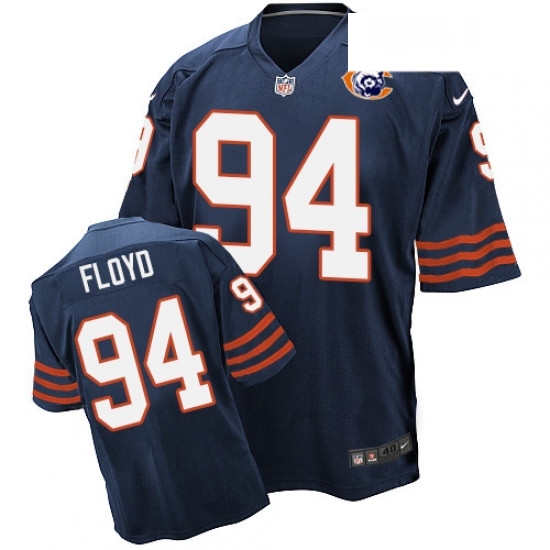 Mens Nike Chicago Bears 94 Leonard Floyd Elite Navy Blue Throwback NFL Jersey Mens Nike Chicago Bears 94 Leonard Floyd Elite Navy Blue Throwback NFL Jersey