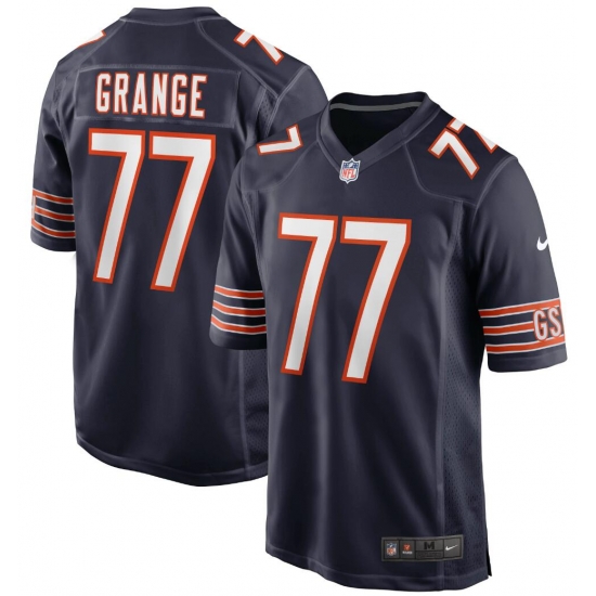 Men's Nike Red Grange Navy Chicago Bears #77 Stitched NFL Jersey Men's Nike Red Grange Navy Chicago Bears #77 Stitched NFL Jersey