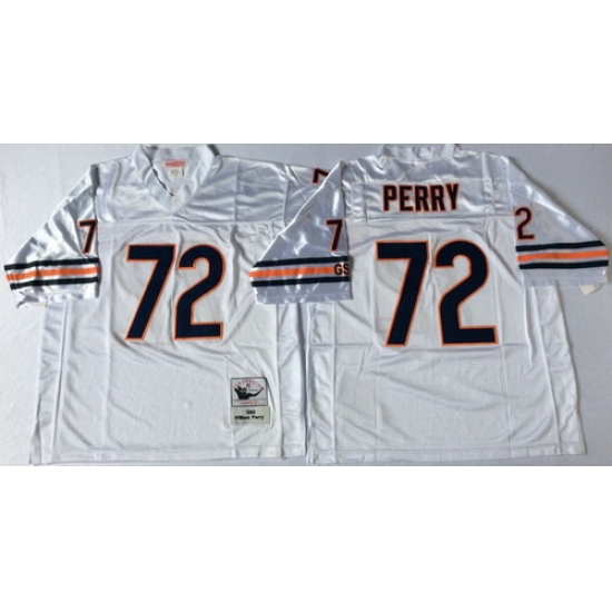 Mitchell Ness Bears #72 William Perry White Small No Throwback Stitched NFL Jersey Mitchell Ness Bears #72 William Perry White Small No Throwback Stitched NFL Jersey