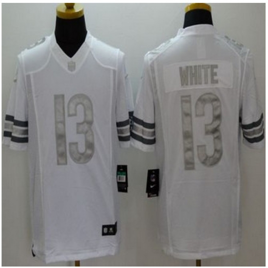 New Chicago Bears #13 Kevin White White Men's Stitched NFL Limited Platinum Jersey New Chicago Bears #13 Kevin White White Men's Stitched NFL Limited Platinum Jersey