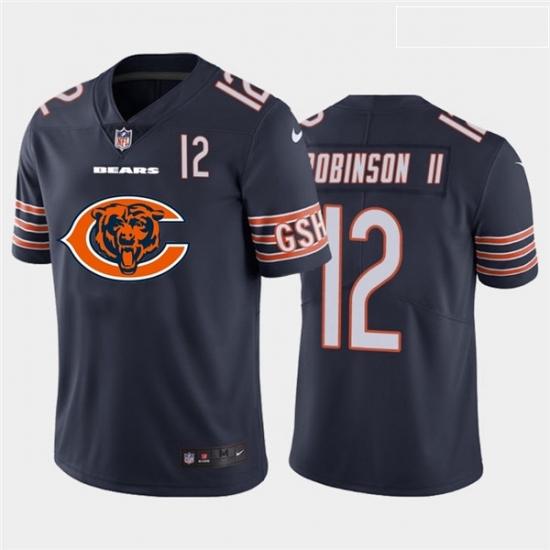 Nike Bears 12 Allen Robinson II Navy Team Big Logo Number Vapor Untouchable Limited Jersey Nike Bears 12 Allen Robinson II Navy Team Big Logo Number Vapor Untouchable Limited Jersey