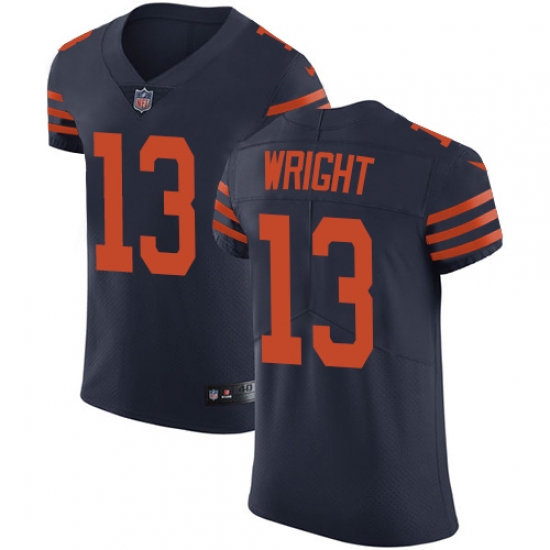 Nike Bears #13 Kendall Wright Navy Blue Alternate Mens Stitched NFL Vapor Untouchable Elite Jersey Nike Bears #13 Kendall Wright Navy Blue Alternate Mens Stitched NFL Vapor Untouchable Elite Jersey