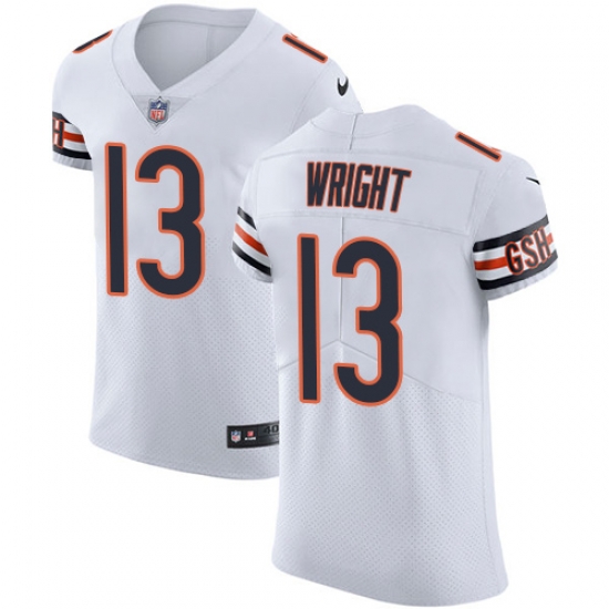 Nike Bears #13 Kendall Wright White Mens Stitched NFL Vapor Untouchable Elite Jersey Nike Bears #13 Kendall Wright White Mens Stitched NFL Vapor Untouchable Elite Jersey