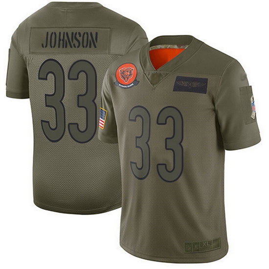 Nike Bears 33 Jaylon Johnson Camo Men Stitched NFL Limited 2019 Salute To Service Jersey Nike Bears 33 Jaylon Johnson Camo Men Stitched NFL Limited 2019 Salute To Service Jersey