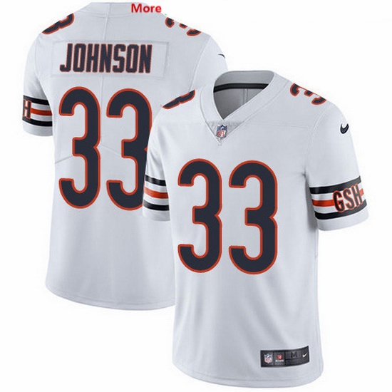 Nike Bears 33 Jaylon Johnson White Men Stitched NFL Vapor Untouchable Limited Jersey Nike Bears 33 Jaylon Johnson White Men Stitched NFL Vapor Untouchable Limited Jersey