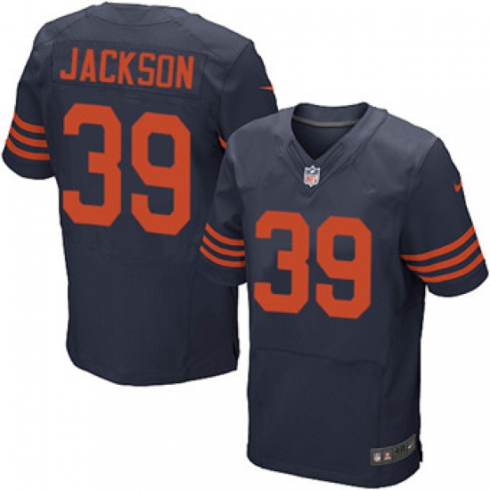 Nike Bears #39 Eddie Jackson Navy Blue Alternate Mens Stitched NFL Elite Jersey Nike Bears #39 Eddie Jackson Navy Blue Alternate Mens Stitched NFL Elite Jersey