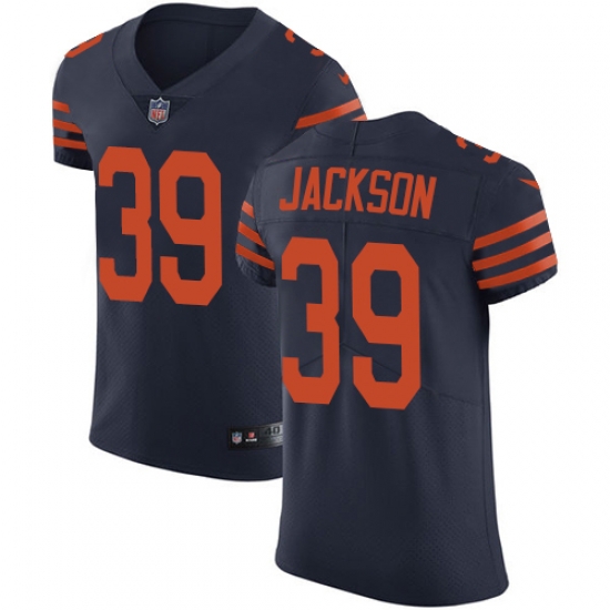 Nike Bears #39 Eddie Jackson Navy Blue Alternate Mens Stitched NFL Vapor Untouchable Elite Jersey Nike Bears #39 Eddie Jackson Navy Blue Alternate Mens Stitched NFL Vapor Untouchable Elite Jersey