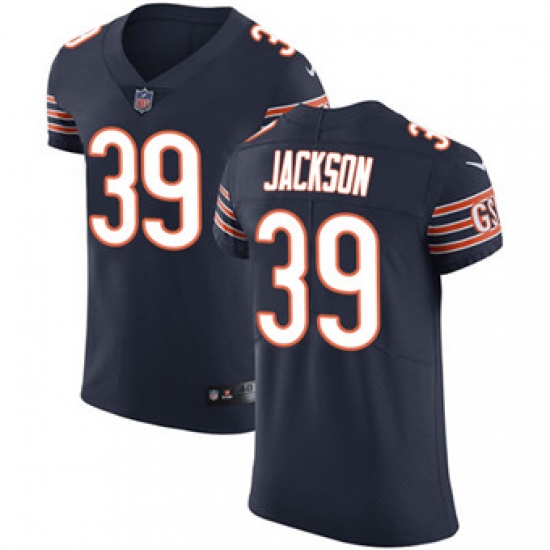 Nike Bears #39 Eddie Jackson Navy Blue Team Color Mens Stitched NFL Vapor Untouchable Elite Jersey Nike Bears #39 Eddie Jackson Navy Blue Team Color Mens Stitched NFL Vapor Untouchable Elite Jersey