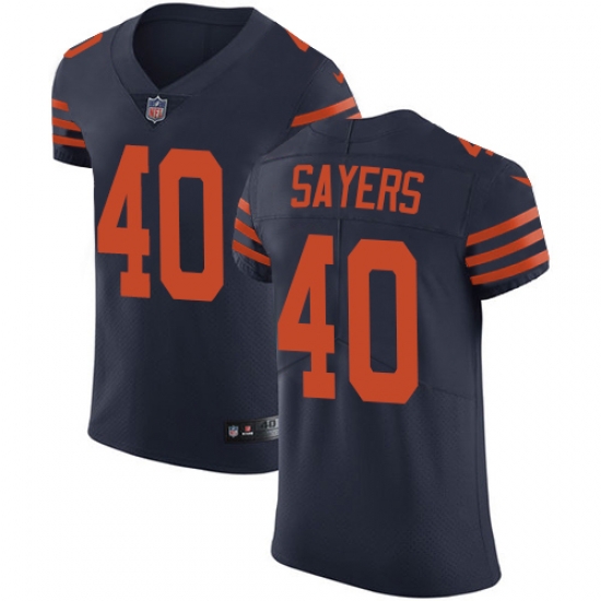 Nike Bears #40 Gale Sayers Navy Blue Alternate Mens Stitched NFL Vapor Untouchable Elite Jersey Nike Bears #40 Gale Sayers Navy Blue Alternate Mens Stitched NFL Vapor Untouchable Elite Jersey