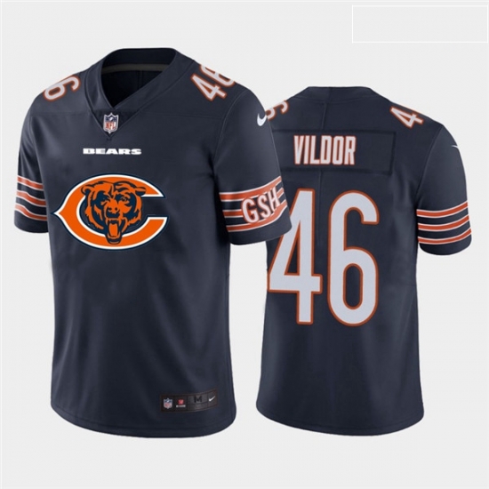Nike Bears 46 Kindle Vildor Navy Team Big Logo Vapor Untouchable Limited Jersey Nike Bears 46 Kindle Vildor Navy Team Big Logo Vapor Untouchable Limited Jersey